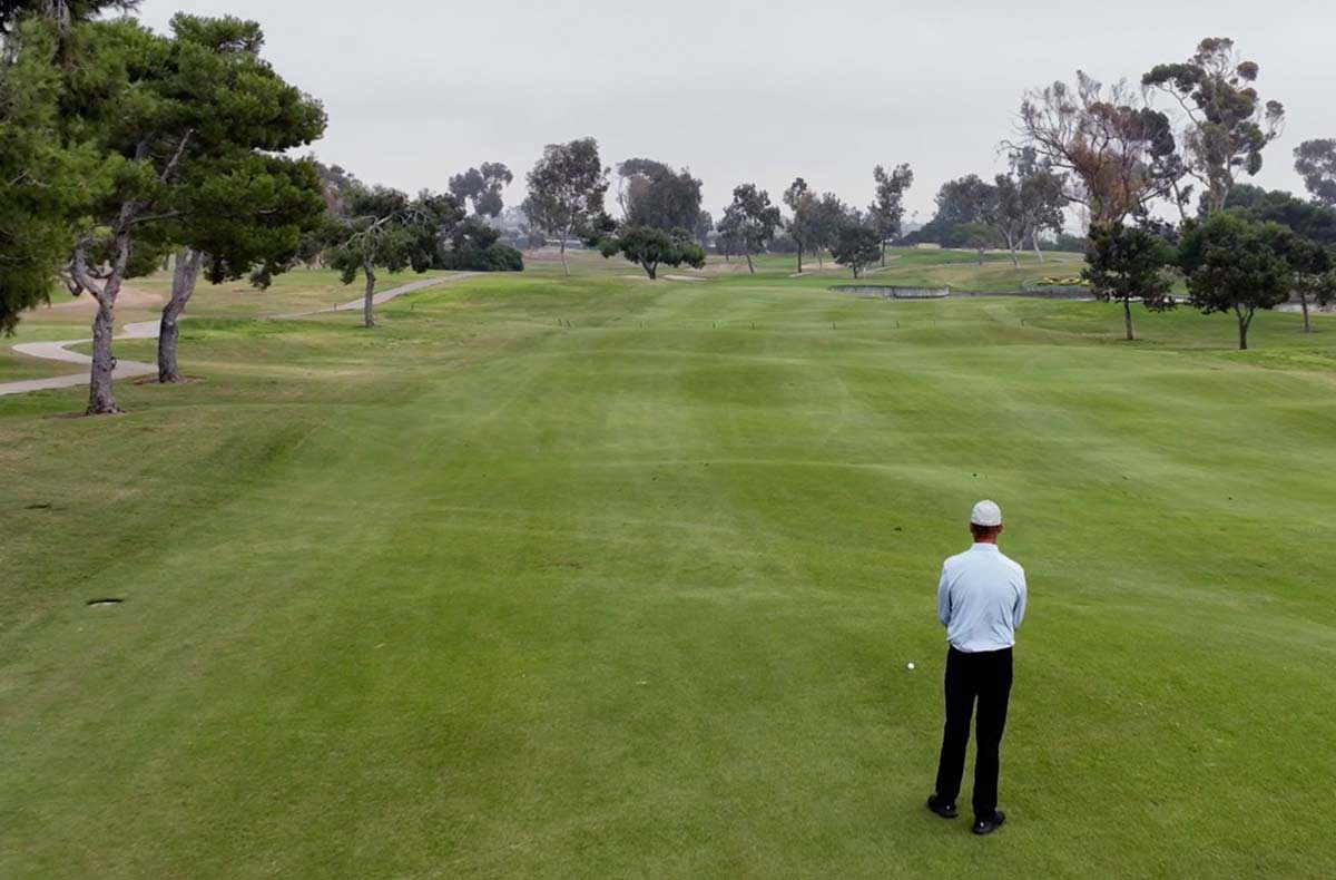 Stan Utley on a gold course